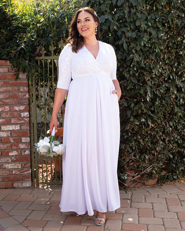 kiyonna Starlight Sequined Wedding Gown