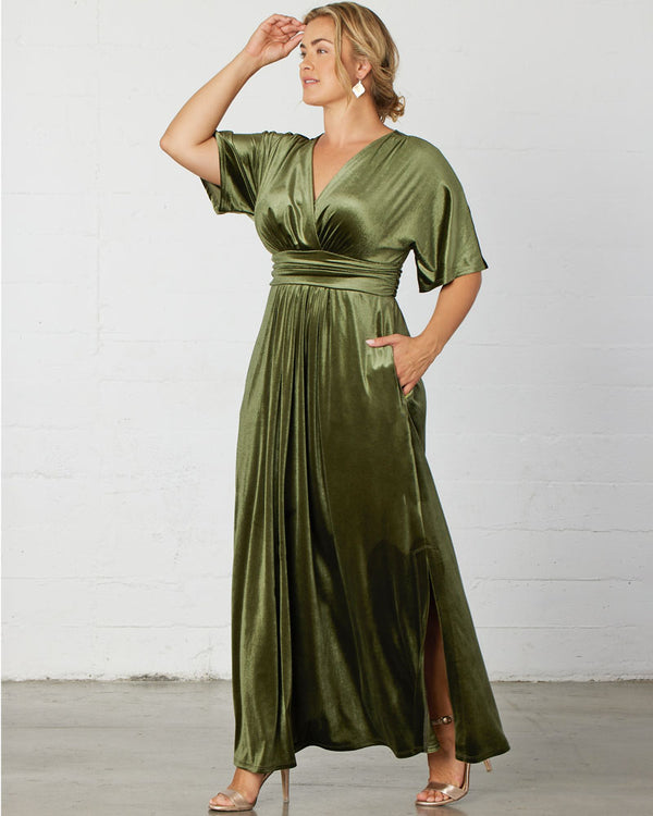 Kiyonna Verona Velvet Evening Gown