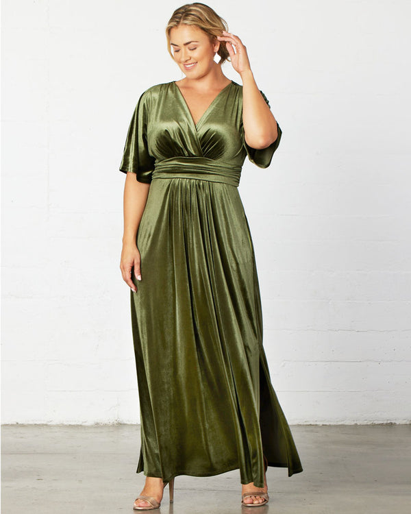 Kiyonna Verona Velvet Evening Gown