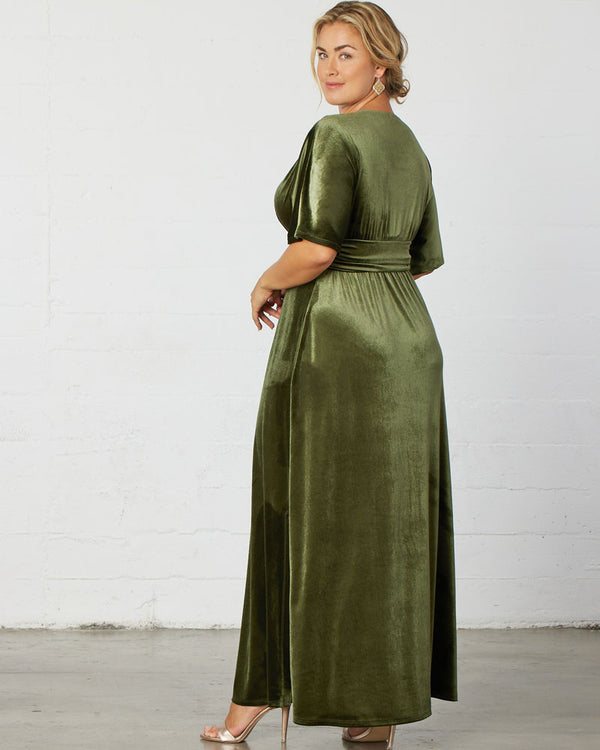 Kiyonna Verona Velvet Evening Gown