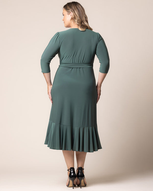 Kiyonna Whimsy Wrap Dress - Sale