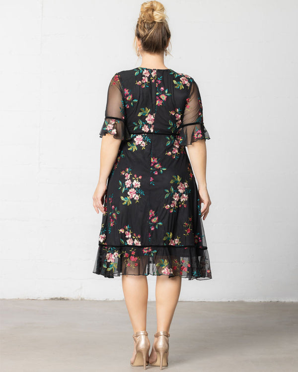 Kiyonna Wildflower Embroidered Dress