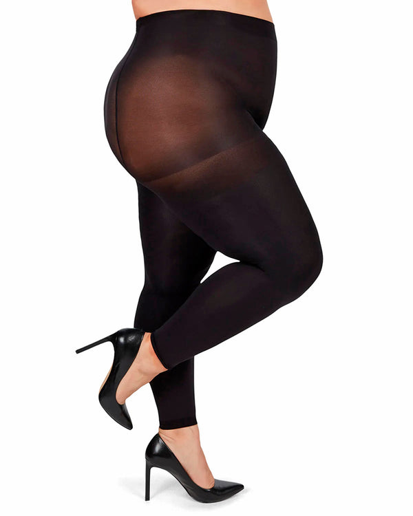kiyonna Super Matte Control Top Footless Tights - Final Sale