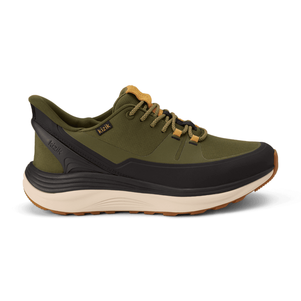 kizik Men's London AT Dark Olive/Whitecap Gray