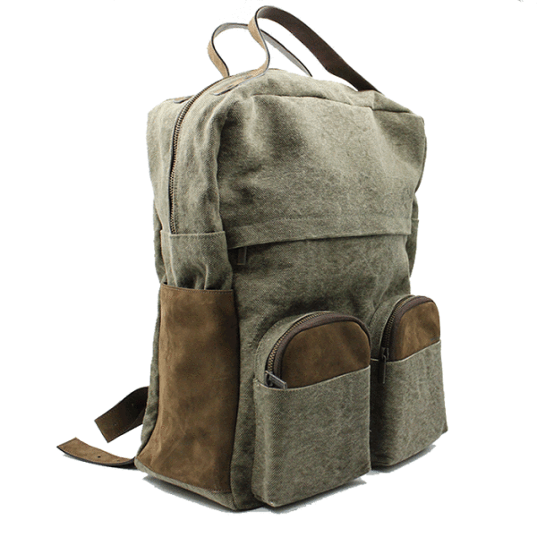 kjøre project Leather/Canvas Green