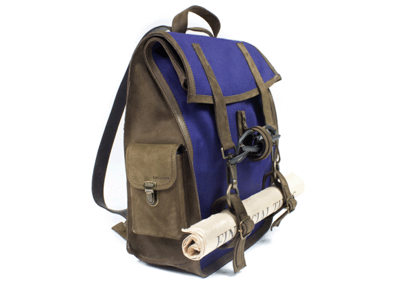 kjøre project Leather/Canvas Persian Blue