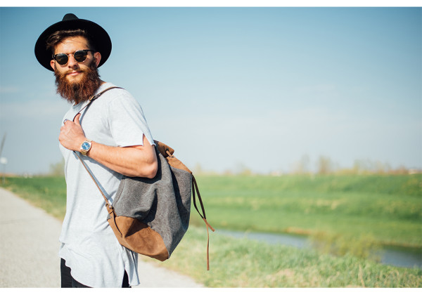 Kjøre Project Leather / Canvas Slight Haversack