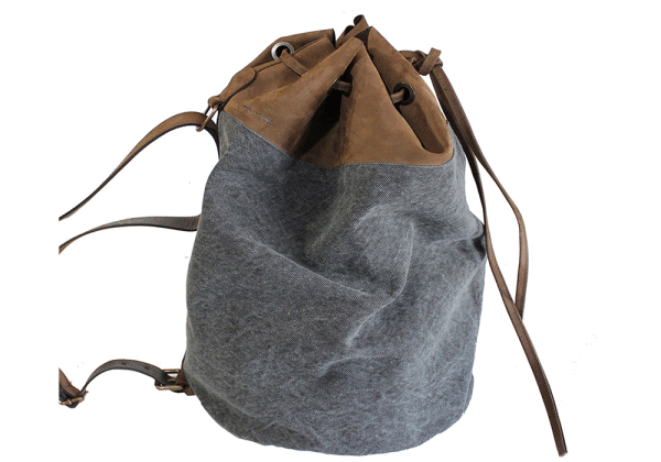 kjøre project Leather / Canvas Slight Haversack