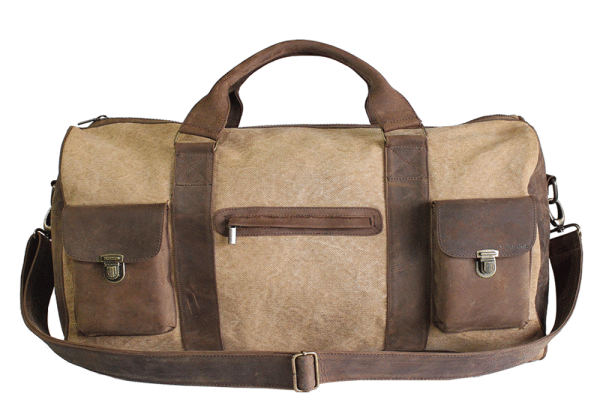 kjøre project Leather / Canvas Travel Bag