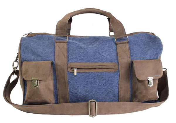 kjøre project Leather / Canvas Travel Bag