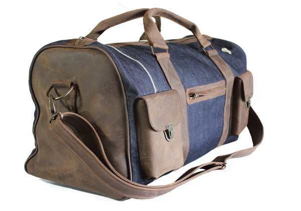 kjøre project Leather / Denim 13 9 Oz Light Blue