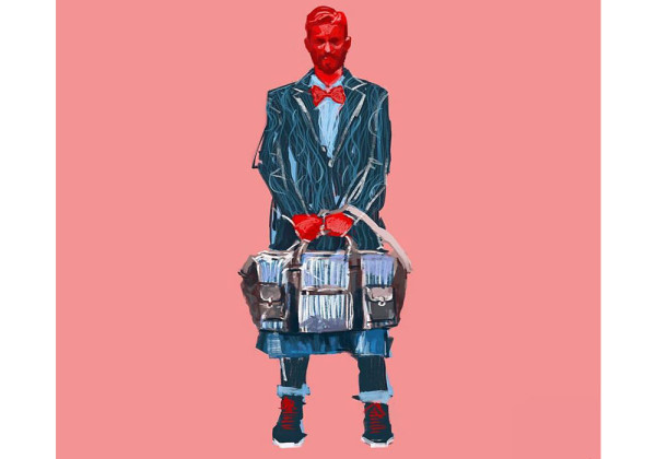 Kjøre Project Leather / Denim Barbados Travel Bag