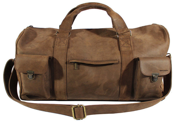 kjøre project Leather Travel Bag
