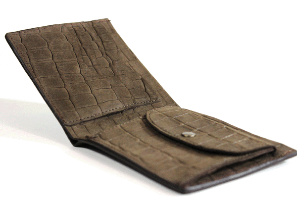 kjøre project Slim Fold Wallet Croco