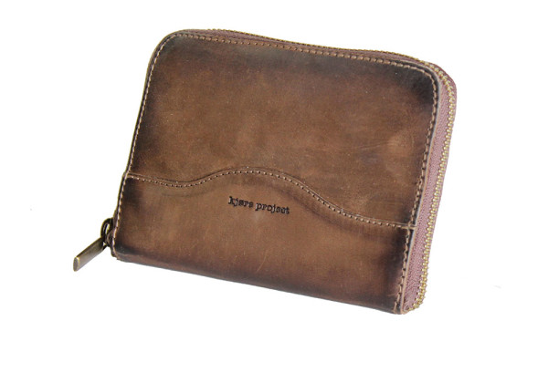 Kjøre Project Squared Zip Wallet Vintage Aged