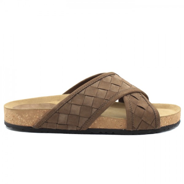 kjøre project Tøfler Brown Woven