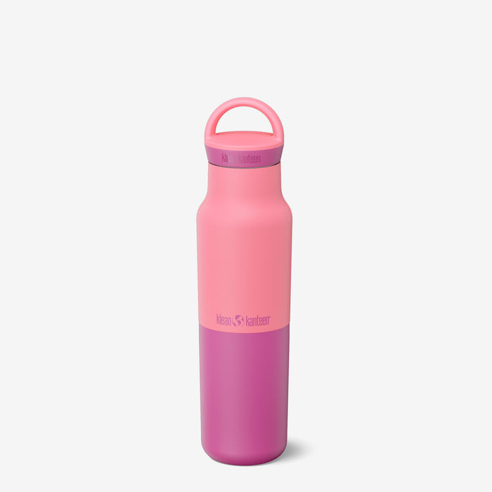 klean kanteen 12oz Rise Classic with Arch Loop Cap Pink Lemonade