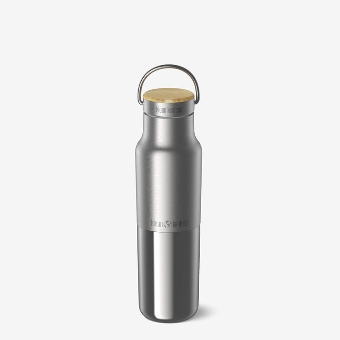 klean kanteen 12oz Rise Reflect with Bamboo Cap Brushed