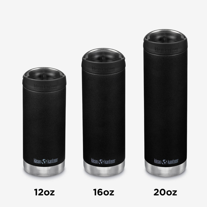 Klean Kanteen 12oz TKWide With Café Cap Peach Parfait