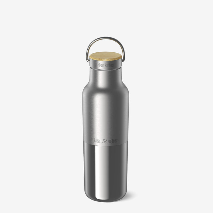 klean kanteen 16oz Rise Reflect with Bamboo Cap Brushed