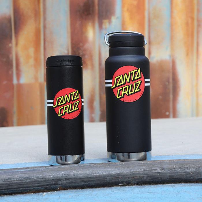 Klean Kanteen 16oz TKWide With Café Cap - Santa Cruz Classic Dot