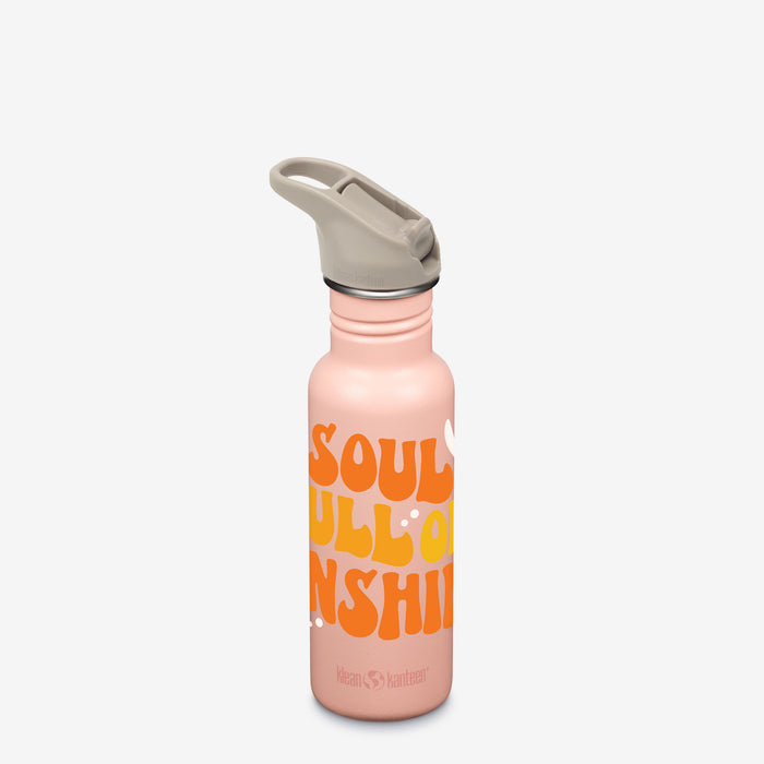 klean kanteen 18oz Classic with Flip Seal Sport Cap - Soul Full of Sunshine