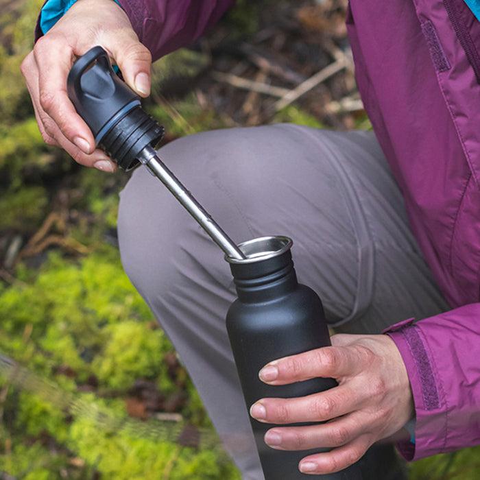 Klean Kanteen 27oz Classic With Flip Seal Sport Cap Peach Parfait