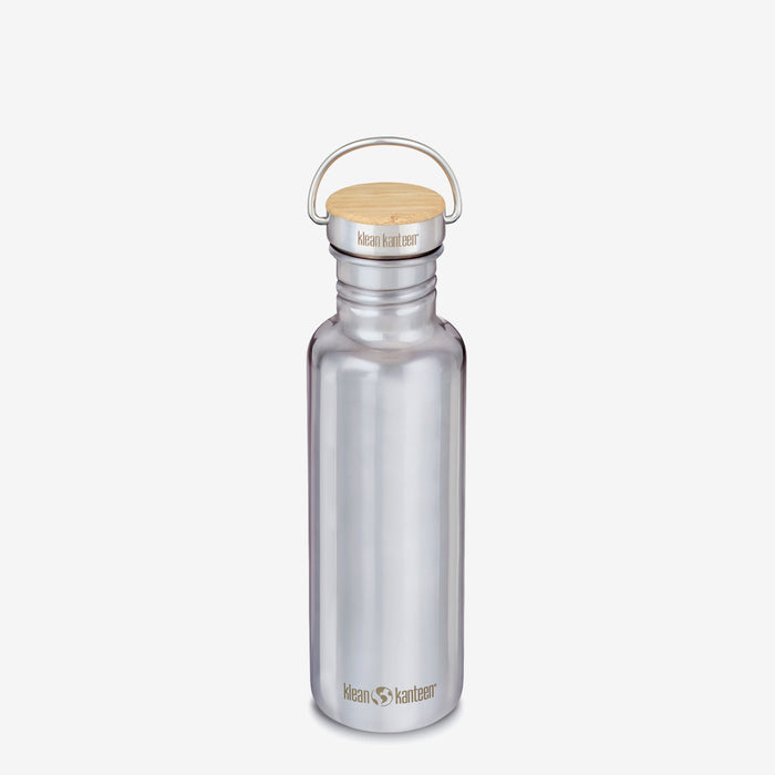 klean kanteen 27oz Reflect with Bamboo Cap Mirrored