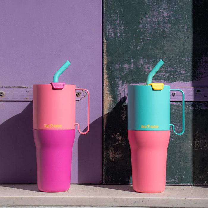 Klean Kanteen 36oz Rise Tumbler With Straw Lid Turquoise Kaleidoscope