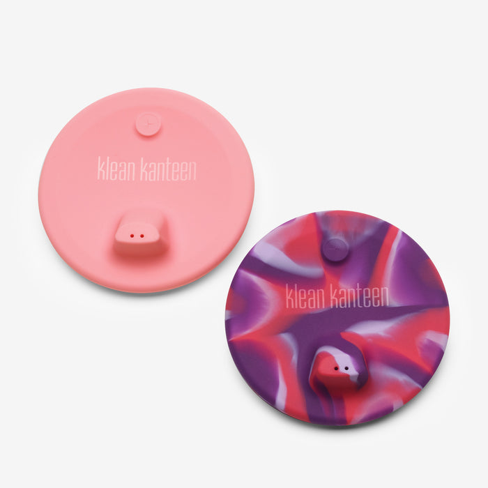 klean kanteen Kid's Cup Sippy Lid 2-Pack Pink Tie Dye