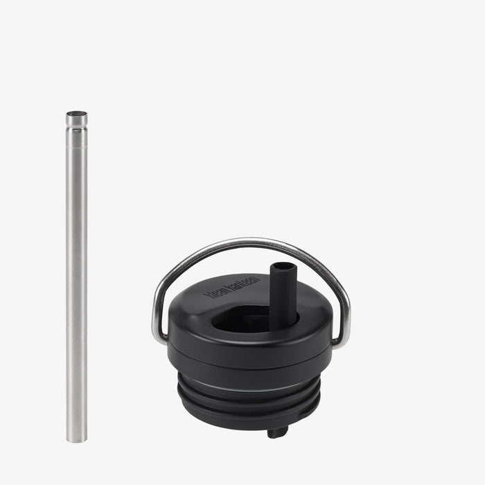 Klean Kanteen TKWide Twist Cap With Straw Kit Black