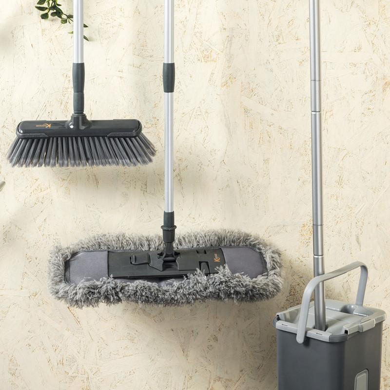 Kleeneze 2 In 1 Flat-Head Mop Extra Fluffy Microfibre Pad