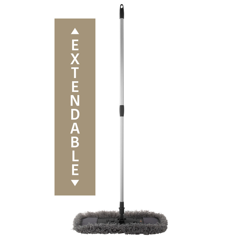 Kleeneze 2 In 1 Flat-Head Mop Extra Fluffy Microfibre Pad