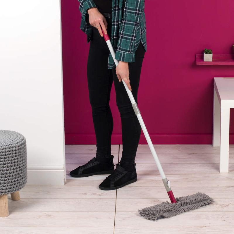 Kleeneze 2-in-1 Flexi Mop With Extendable Neck Treated With Anti Bac Protection