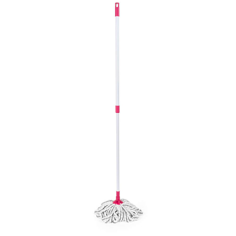 kleeneze AntiBac Telescopic Microfibre Mop + Replacement Mop Head