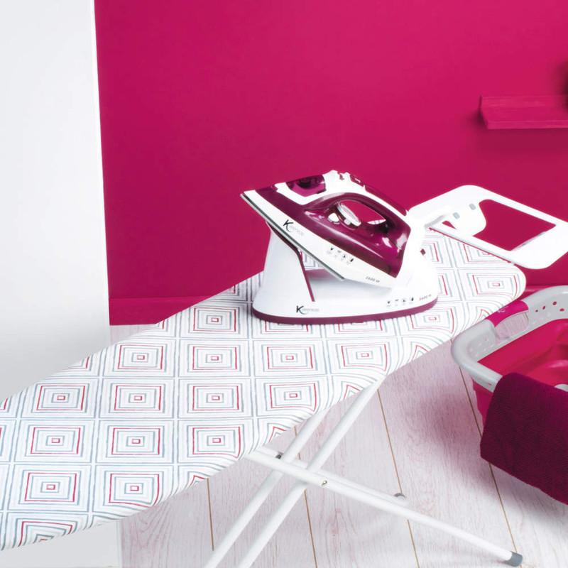 Kleeneze Diamond Stripe Collapsible Ironing Board – 114 X 34 Cm