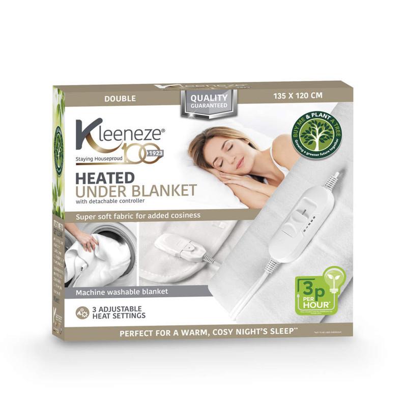 Kleeneze Heated Underblanket – For Double Beds 135 X 120cm