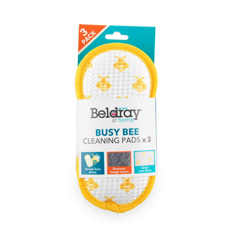 Kleeneze Anti-Bac Busy Bee Cleaning Pads Pack Of 3