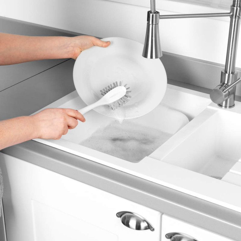 Kleeneze Antibac Dish Brush With Scraper