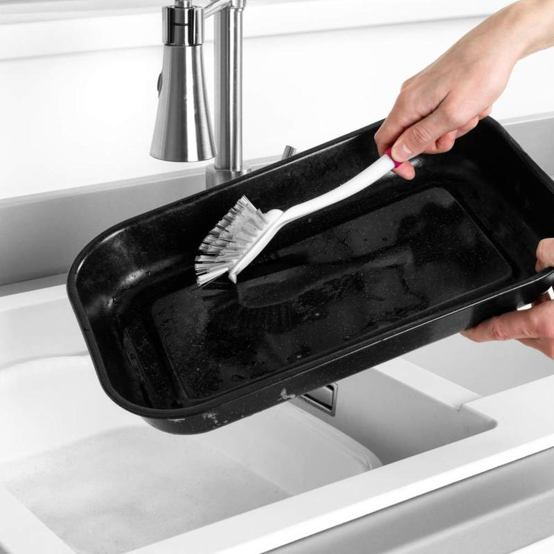 Kleeneze Antibac Dish Brush With Scraper