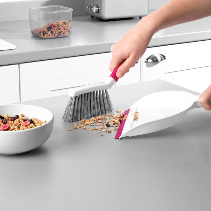 Kleeneze Antibacterial Mini Dustpan And Brush Set