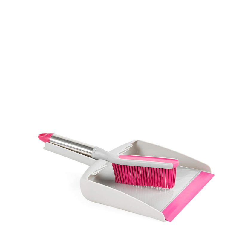 kleeneze Heart Rubber Head Dustpan and Brush Set kleeneze Heart Rubber Head Dustpan and Brush Set
