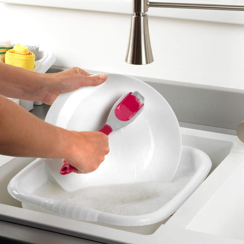 Kleeneze Heart Rubber Head Oval Dish Brush