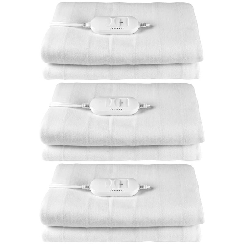 kleeneze Heated Underblanket 3 Pack For King Beds