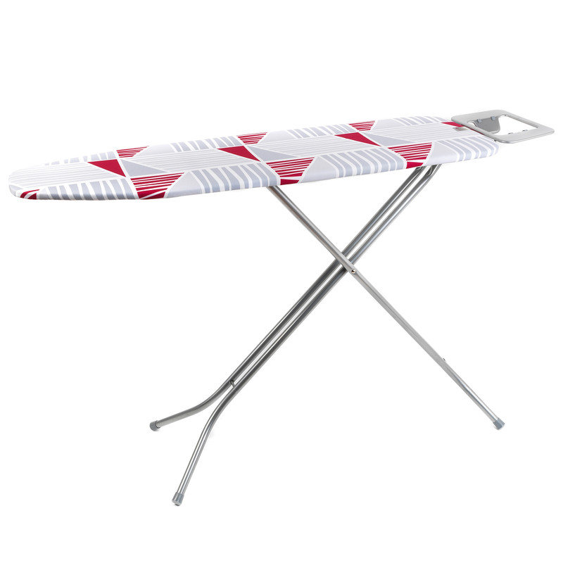 Kleeneze Memphis Raspberry Print Ironing Board 120 X 38 Cm