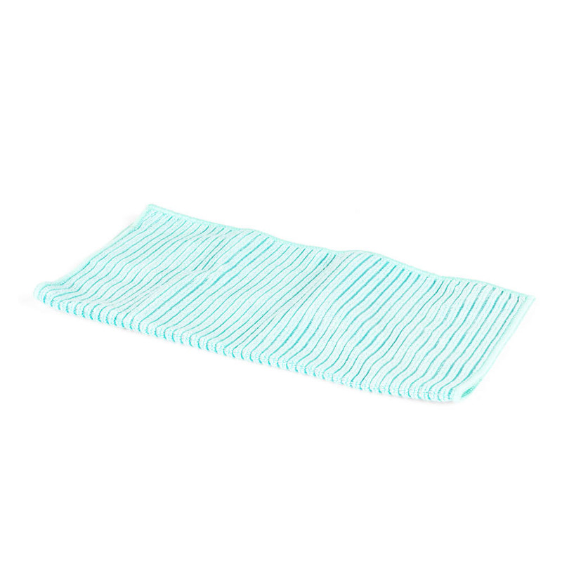 Kleeneze Microfibre Glass And Window Cloths For Cleaning And Removing Bacteria Pack Of 2 Grey And Aqua