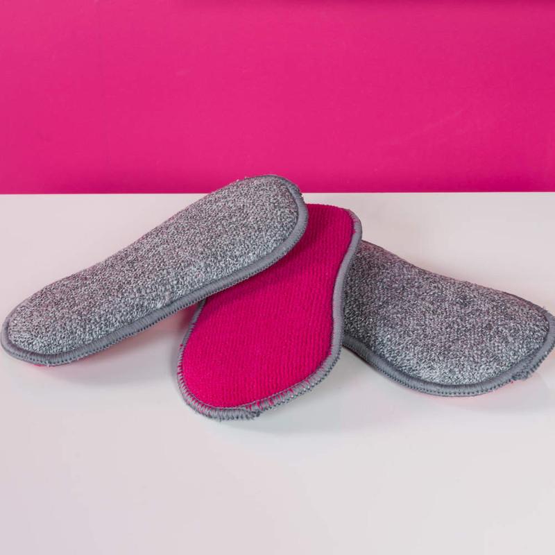 Kleeneze Scrub And Shine Double-Sided Microfibre Cleaning Pads 3-Pack