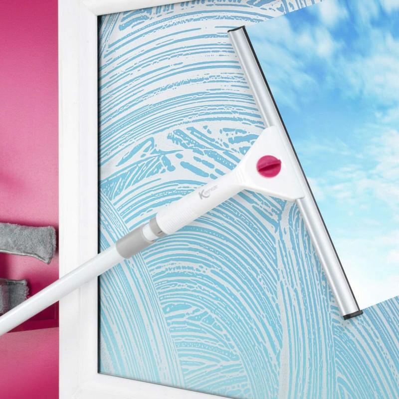 Kleeneze Spray Window Wiper 2 In 1 Microfibre Window Cleaning Set And 14 Litre Bucket