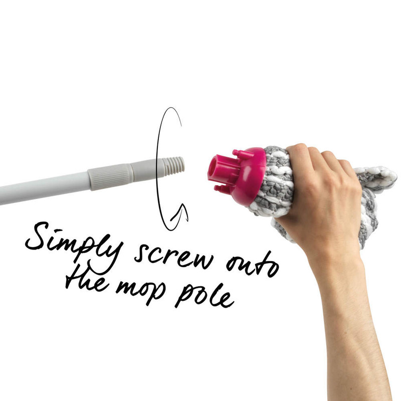 Kleeneze Super Absorbent Microfibre Mop Extendable Handle