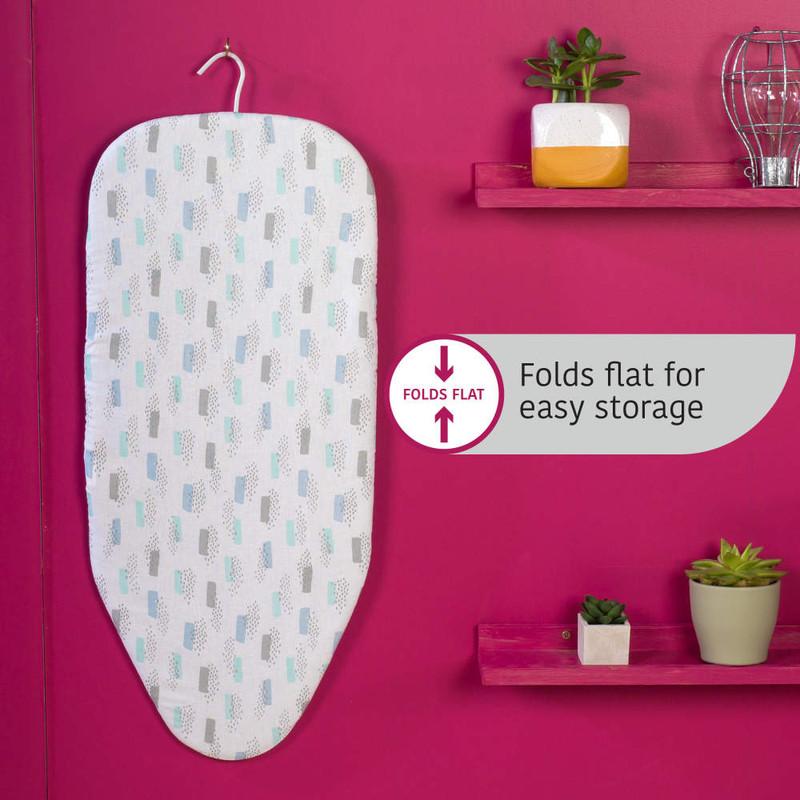 Kleeneze Tabletop Ironing Board With Cotton Cover - 73 X 31cm